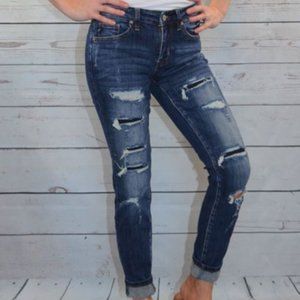 Dark Distressed KanCan Jeans